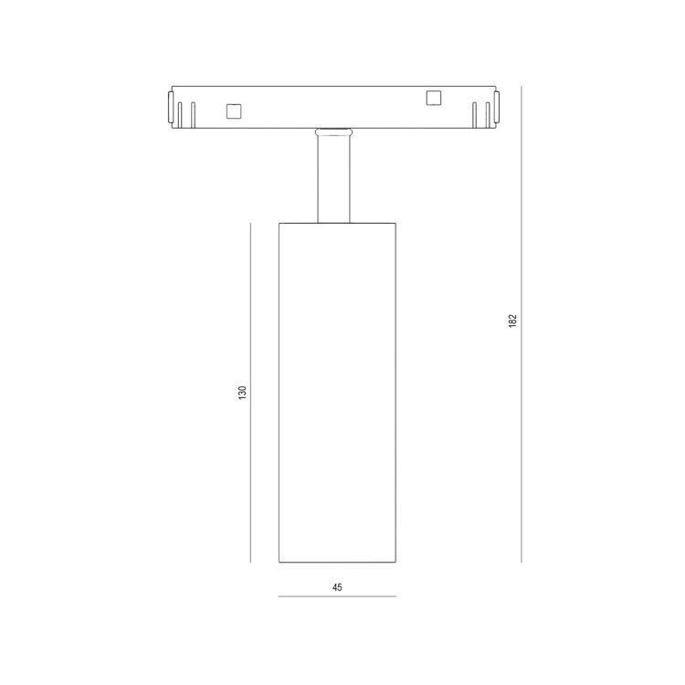 Магнитный трековый светильник Byled серия Gravity 12W, 48V, CRI>90, 24гр., Цвет: Нейтральный белый